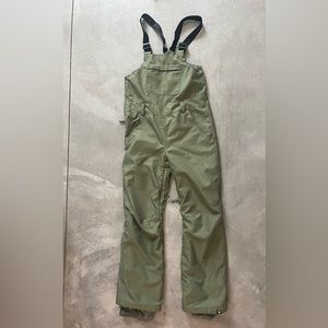 Snow pants overall olive green